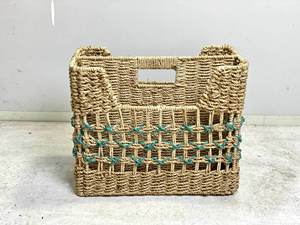 Cesta de almacenamiento de tipo suelo no plegable respetuosa con el medio ambiente diseño multifunción tejido a mano fabricante de Vietnam - Product Image 6