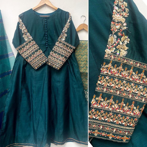 3 pièces salwar kameez femmes indiennes pakistanaises ethniques dames fête Punjabi couture disponible en gros kurtis gros OEM - Product Image 5