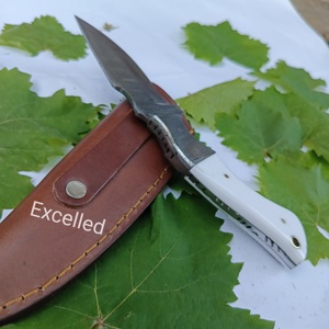 Damasco acero Bushcraft caza Skinner cuchillo EDC cuchillo de supervivencia con retención de borde excepcional - Product Image 4