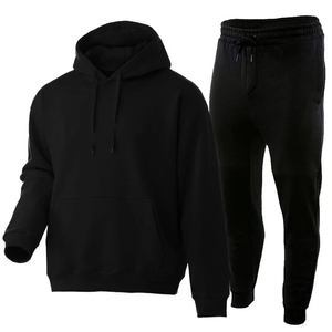 Ensemble survêtement pour homme, sweat-shirt à capuche surdimensionné personnalisé, jogging, molleton épais, tenue de sport décontractée - Product Image 4