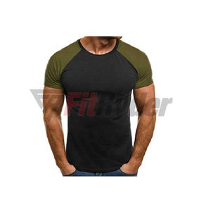 OEM personnalisé 100% coton sportif T-shirt pour hommes poids lourd haute qualité respirant séchage rapide tissu tricoté prix de gros - Product Image 1