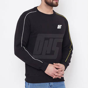 Sweatshirts pour hommes, coupe moderne, pull en coton mélangé, pour streetwear urbain et looks décontractés - Product Image 5