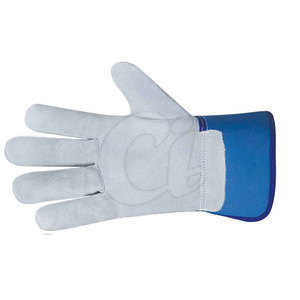 High Quality New Style Leather Double Palm Safety <b>Gloves</b> Outdoor Use Heat Resistant Anti-Slip Durable - Product Image 3