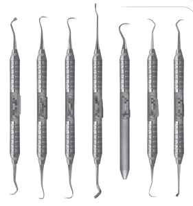 Hu-Friedy Instrumentos quirúrgicos dentales manuales Curetas Plugger Ligature Scalers Pusher Scalers - Product Image 4