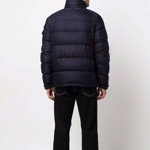Chaqueta acolchada informal ligera para hombre Estilo acolchado cálido con cuello levantado y cremallera frontal - Product Image 6