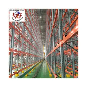 Atacado Heavy Duty Warehouse Control System ASRS Radio Shuttle Pallet Racking para Logística Indústria Armazém