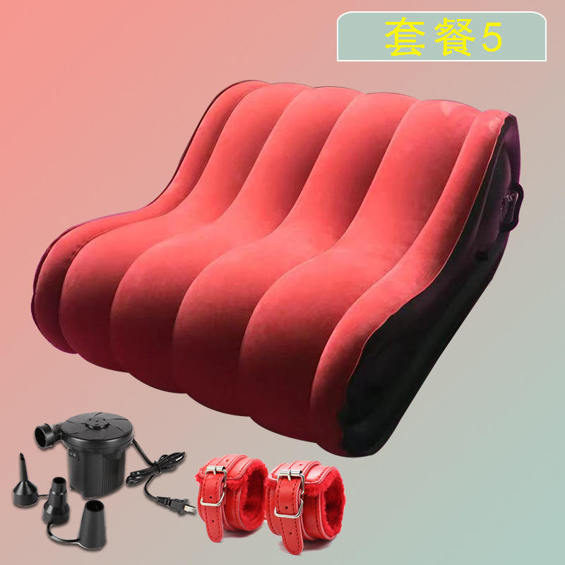 Rojo + bomba eléctrica + esposas