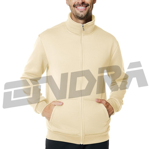 Compre chaqueta polar con cremallera en color piel, prendas de vestir exteriores suaves y cálidas para hombres, perfectas para el look de calle, ropa informal de viaje diaria - Product Image 3