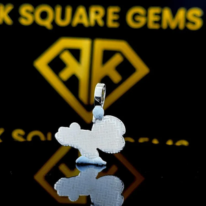 Lettre personnalisée Hip Hop pendentif, personnalisé votre lettre, hommes Hip Hop numéro pendentif, Moissanite pendentif, glace sur Hip Hop bijoux - Product Image 3