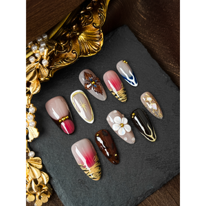 Calcomanías Elegantes para Uñas con Diseño de Arte Barroco - Product Image 3