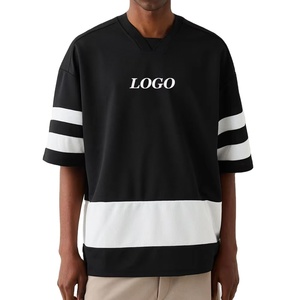 Nouveaux T-shirts Oversize à Épaules Tombantes Personnalisables en Gros pour Hommes – Qualité Supérieure, Manches Courtes, Coupe Slim, 100% Coton Tricoté - Product Image 1