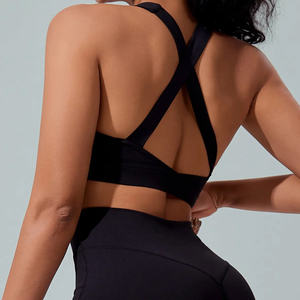 Vêtements de yoga pour femmes de haute qualité, séchage rapide, respirant, léger, soutien-gorge de yoga, haut de sport, veste, short taille mi-haute, pantalon - Product Image 4