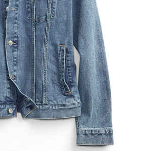 Vendedor superior Color sólido Ropa de hombre de la mejor calidad Chaquetas de moda de mezclilla Estilo de calle principal Ropa informal de hombre Chaqueta de mezclilla - Product Image 6