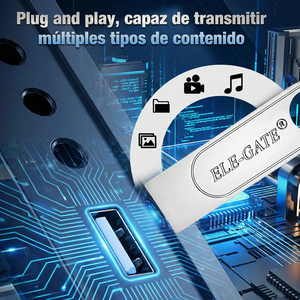 Memoria USB Metálica Personalizada 4 en 1, Capacidades de 8GB/16GB/32GB, Conectores USB 2.0, Diseño Elegante de Pendrive - Product Image 3