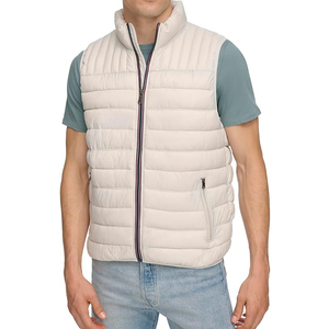 Gilets bouffants pour hommes de nouveau style multicolore fabriqués en coton et nylon sans manches avec un design et une marque personnalisés - Product Image 1