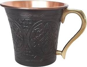 Mug à bière en cuivre au design tendance et accrocheur, très vendu, décoratif pour la cuisine, compatible lave-vaisselle et micro-ondes, à prix de gros - Product Image 2
