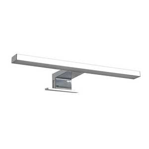 Specchio da Bagno Moderno Rettangolare LED 30cm con Cornice in Metallo, Montaggio a Parete, Resistente all'Acqua, per Trucco - Product Image 1