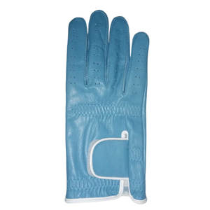 Gants de golf en cuir personnalisés pour hommes Oem Couleur personnalisée Nouveau Dernier style Meilleure vente Gants de golf en cuir de mouton Offre Spéciale - Product Image 1
