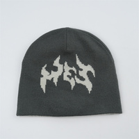 Vente en gros de bonnets d'hiver chauds de haute qualité, bonnets en tricot, chapeaux d'extérieur avec logo personnalisé, motif réversible, 100% acrylique
