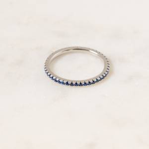 Ajuste de anillo de piedras preciosas de plata de zafiro de última llegada de alta calidad como los mejores accesorios de joyería para mujeres - Product Image 1