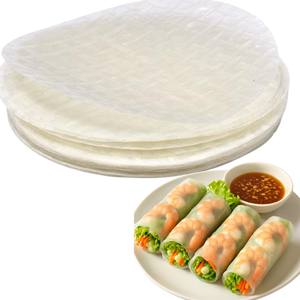 Papier de riz comestible en gros pour rouleaux de printemps 22cm 300g - Product Image 2