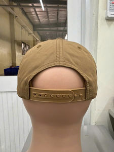 Gorras Deportivas de 5 Paneles Elásticas de Poliéster y Spandex con Logotipo Personalizado Bordado con Cuerda - Product Image 2