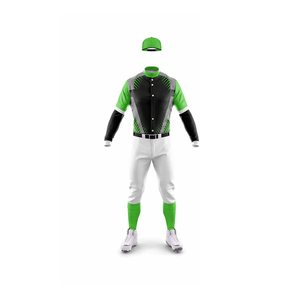 Uniforme de béisbol ligero de algodón 100%, ropa deportiva cómoda de alta calidad en varios colores, el mejor diseño, conjuntos de patrones en blanco - Product Image 4