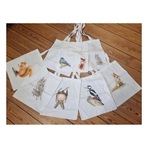 2023 Hnidi Om Embroidered Portable Reusable New Big <b>Large</b> Capacity GOTS Approved Grocery Handbags Made of 100% Cotton for Travel - Product Image 5