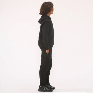 ชุดวอร์มคอตตอนขนแกะขนาดใหญ่สำหรับผู้ชายชุดวอร์มสีดำขนาดใหญ่พิเศษน้ำหนักเบาสำหรับไปยิมฟิตเนสพร้อมบริการ OEM - Product Image 4