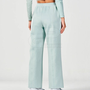 Women Flared Pants High Waist Stretchable Comfortable Fit Stylish <b>Bell</b> Bottom For Casual Wear Office And Daily Fashion - Product Image 3