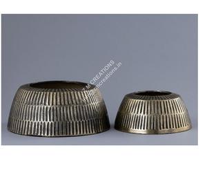 Vases à fleurs pour décoration de mariage Pots de fleurs dorés en aluminium Vases pour décoration de salon - Product Image 2