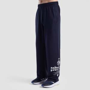 Customized Logo Navy Vault <b>Trousers</b> <b>Elastic</b> <b>Waist</b> Casual Chinos Pants Zipper Decoration Garment Dyed XL Size Stretchable Fit - Product Image 1