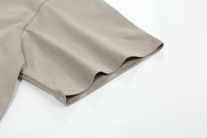 T-shirt vintage lavé à l'acide avec logo personnalisé T-shirt surdimensionné vierge épais 100% coton T-shirt pour hommes lourds - Product Image 4