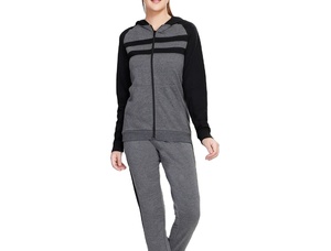 Chándales de Invierno para Mujer, con Capucha, Estampados, Gruesos, Reversibles, Resistentes al Viento, Casuales, para Actividades al Aire Libre, de Algodón - Product Image 4