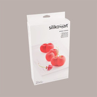 Realistisch kersenrood fruit 3D siliconen mal 75x50H45 mm dessertgereedschap