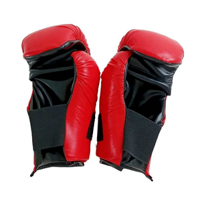 Guantes de boxeo de Karate de mano abierta de calidad profesional Semi-Contacto Taekwondo Artes marciales Guantes de boxeo de cuero al por mayor - Product Image 6