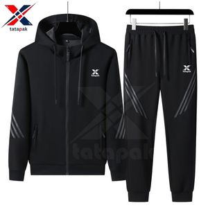 Survêtements de sport pour hommes en coton 100% imprimé numériquement, séchage rapide, qualité supérieure, style vintage, norme export hiver - Product Image 2