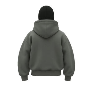 Top Selling Quality Wholesale Price Customized New Men Winter Windproof Running Breathable Zipper-Up Fleece <b>Snood</b> Balaclava - Product Image 2