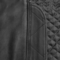 Blouson de moto en cuir unisexe personnalisé style streetwear pour homme, avec logo patch universitaire, qualité premium, réversible