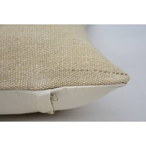 Luxury 12x24 Inches Beige Wool Kantha Patchwork Pillow Rustic Design Woven Portable <b>Bedding</b> Floor Square Vintage <b>Fluffy</b> - Product Image 4