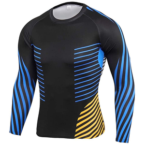 Service OEM Vêtements de fitness pour hommes Rash Guard manches longues pour hommes Rash Guard - Product Image 3