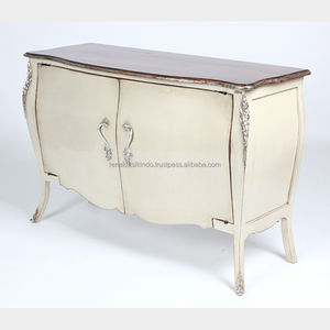 La série de placards pour enfants 2607 est fabriquée en acajou et comprend 2 portes et 4 tiroirs. Il peut également servir de bureau - Product Image 2