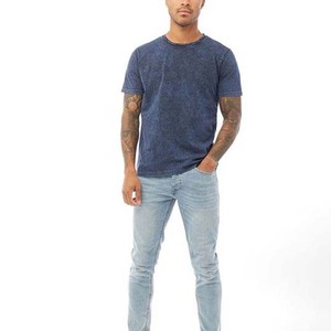 T-shirts surdimensionnés lavés à l'acide pour hommes 100% coton sonnerie Streetwear hauts amples vêtements d'été - Product Image 3