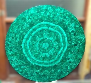 Décoration de table artisanale en labradorite verte, design luxueux pour la maison, thème Halloween et amour - Product Image 4