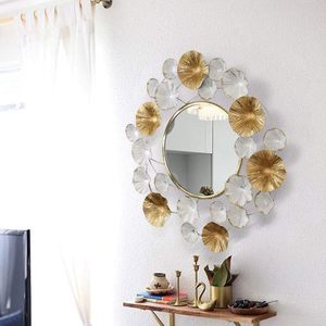 กระจกติดผนังตกแต่งบ้านหรูหราไม่เหมือนใครทันสมัยพร้อมกรอบโลหะสำหรับห้องนั่งเล่นห้องวาดภาพห้องแต่งตัวห้องน้ำ - Product Image 3