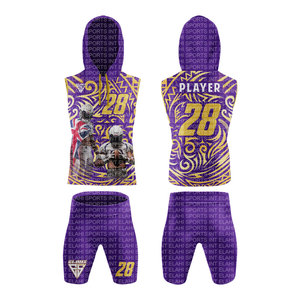 7 sur 7 Compression Drapeau Football Uniformes 100% Polyester Respirant Plus La Taille SUBLIMATION AMERICAN FOOTBALL 2025 - Product Image 2