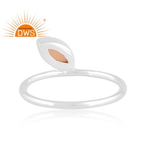 Latest Designer Fine Sterling <b>Silver</b> Natural Ethiopian <b>Opal</b> Gemstone Stackable <b>Ring</b> Custom Jewelry Manufacturer - Product Image 4