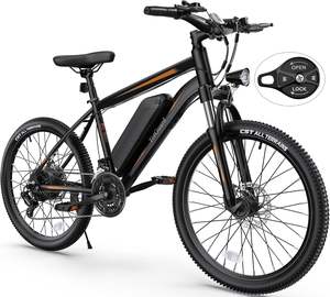 Bicicleta Eléctrica Disponible en Stock para Adultos, Ebike de 26 Pulgadas con Motor sin Escobillas de 500W, Bicicleta Eléctrica de Montaña - Product Image 1