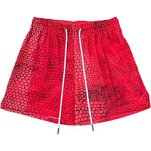 Pantalones cortos de punto ligeros de playa de verano de nuevo diseñador, pantalones cortos de surf para hombre, pantalones cortos deportivos informales con logotipo personalizado para hombre, pantalones cortos de malla quinta - Product Image 1