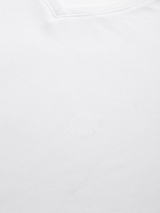 Camiseta de manga corta con cuello en V para hombre, peso ligero, letras bordadas Vintage, corte relajado, cuello en V, Top de verano RTS - Product Image 3